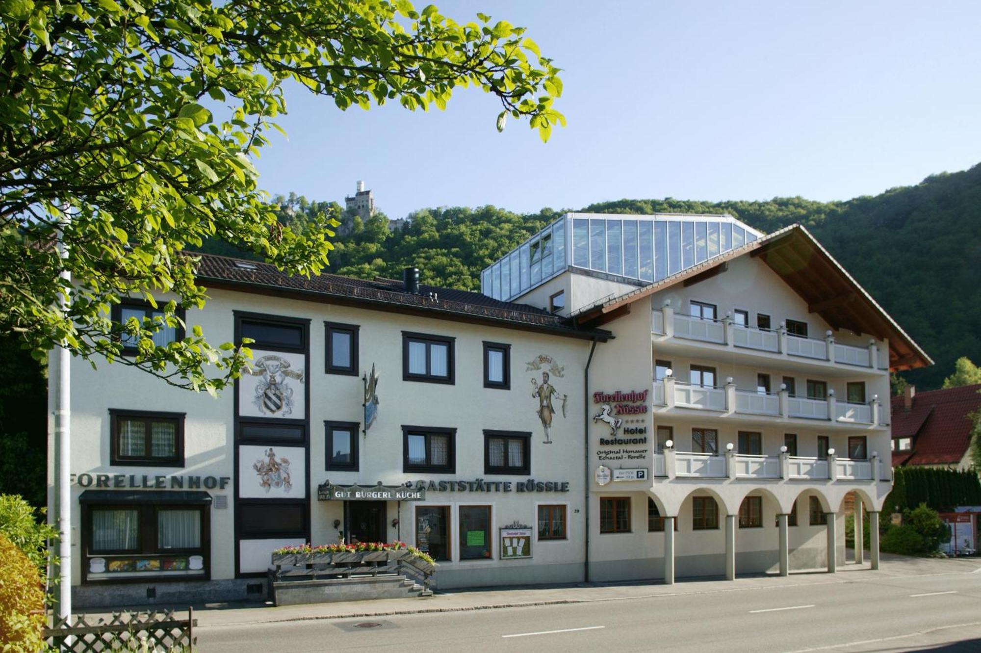Forellenhof Rössle Hotel & Restaurant Lichtenstein  Esterno foto